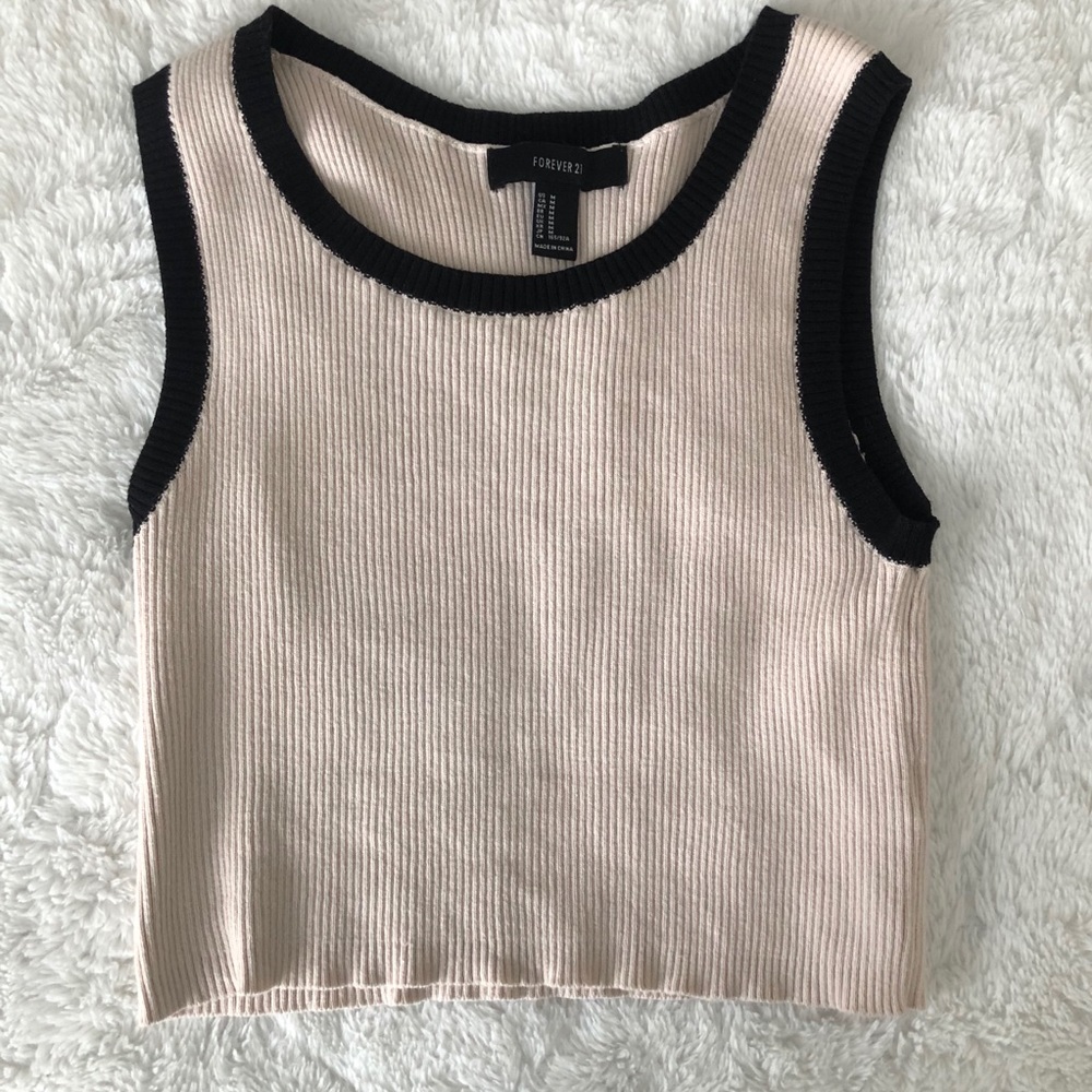Ribbed tank top
